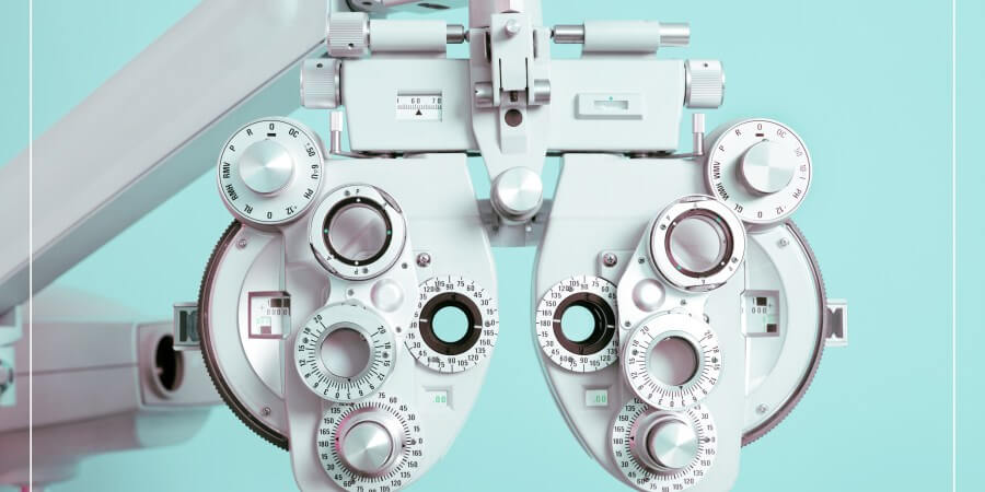 Eye exam machine